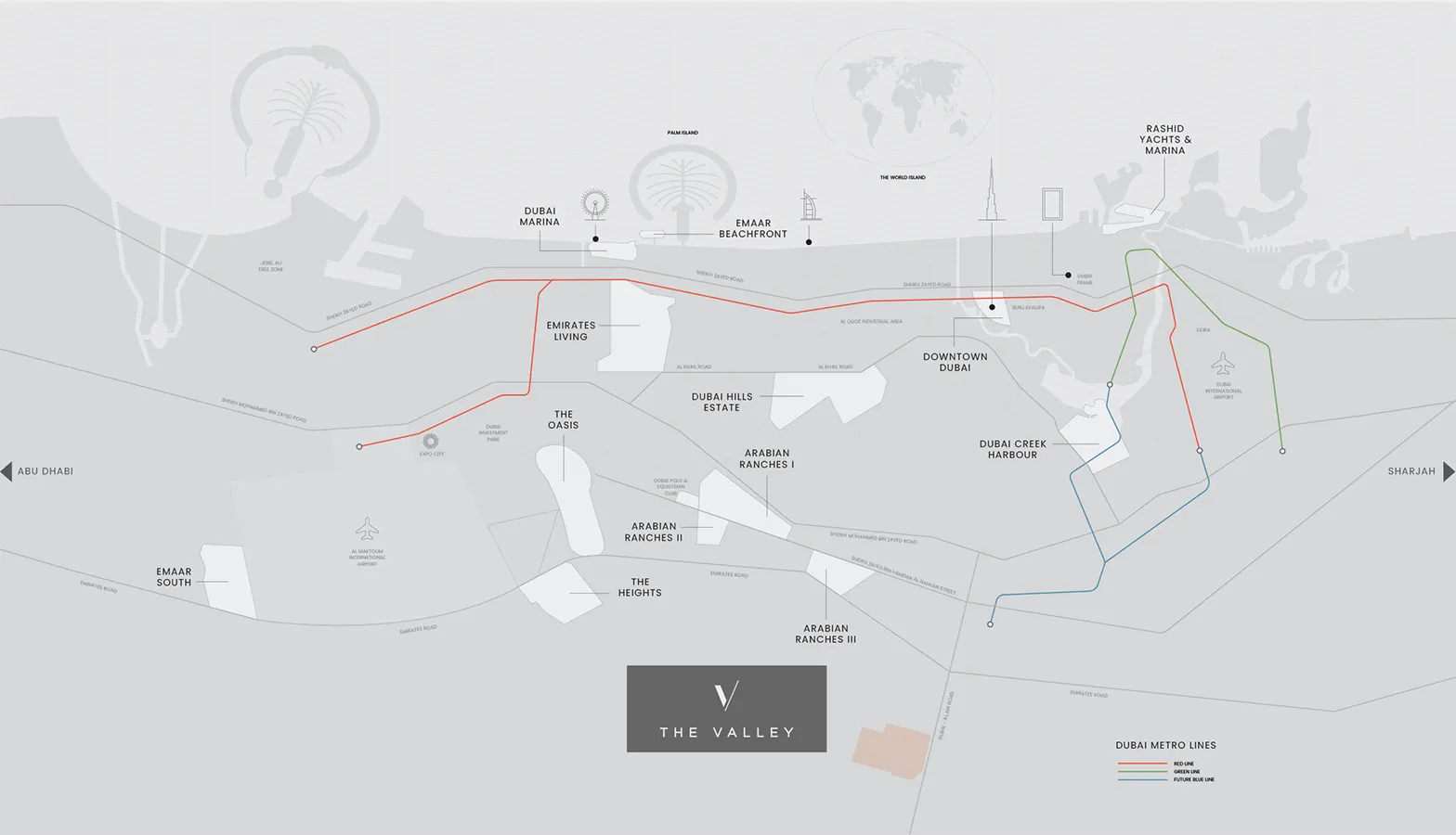 Avena at The Valley Phase 2 location map