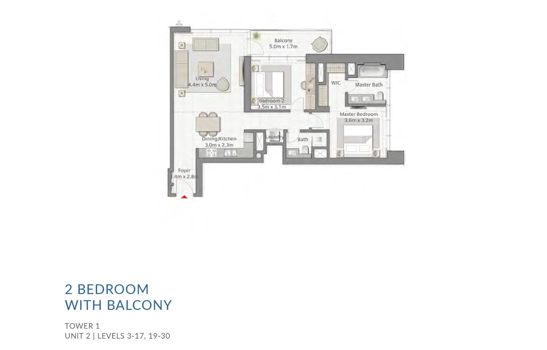 Creek Gate Apartments at Dubai Creek Harbour 2 Bedroom