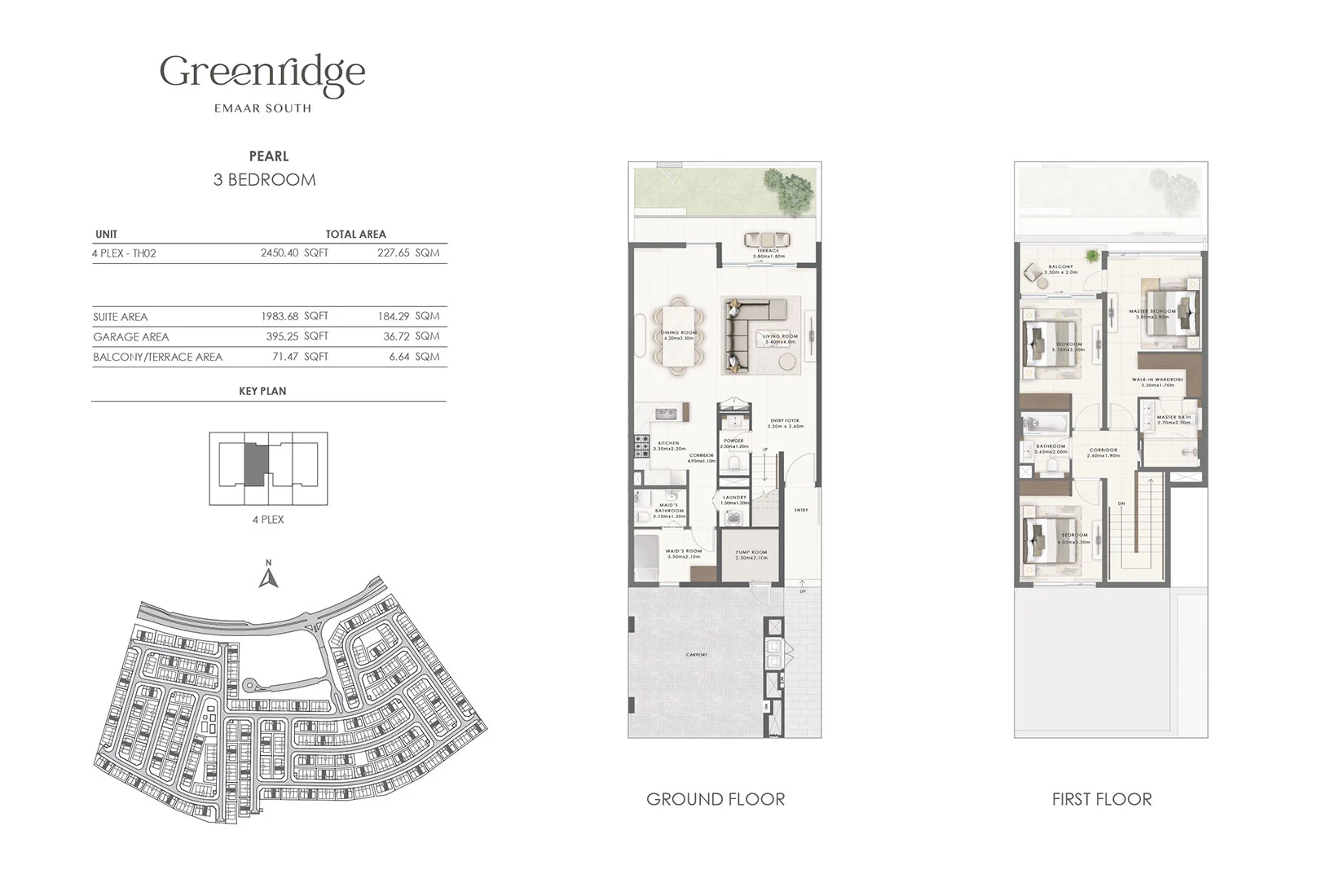 Emaar Greenridge at Emaar South, Dubai 3 Bedroom