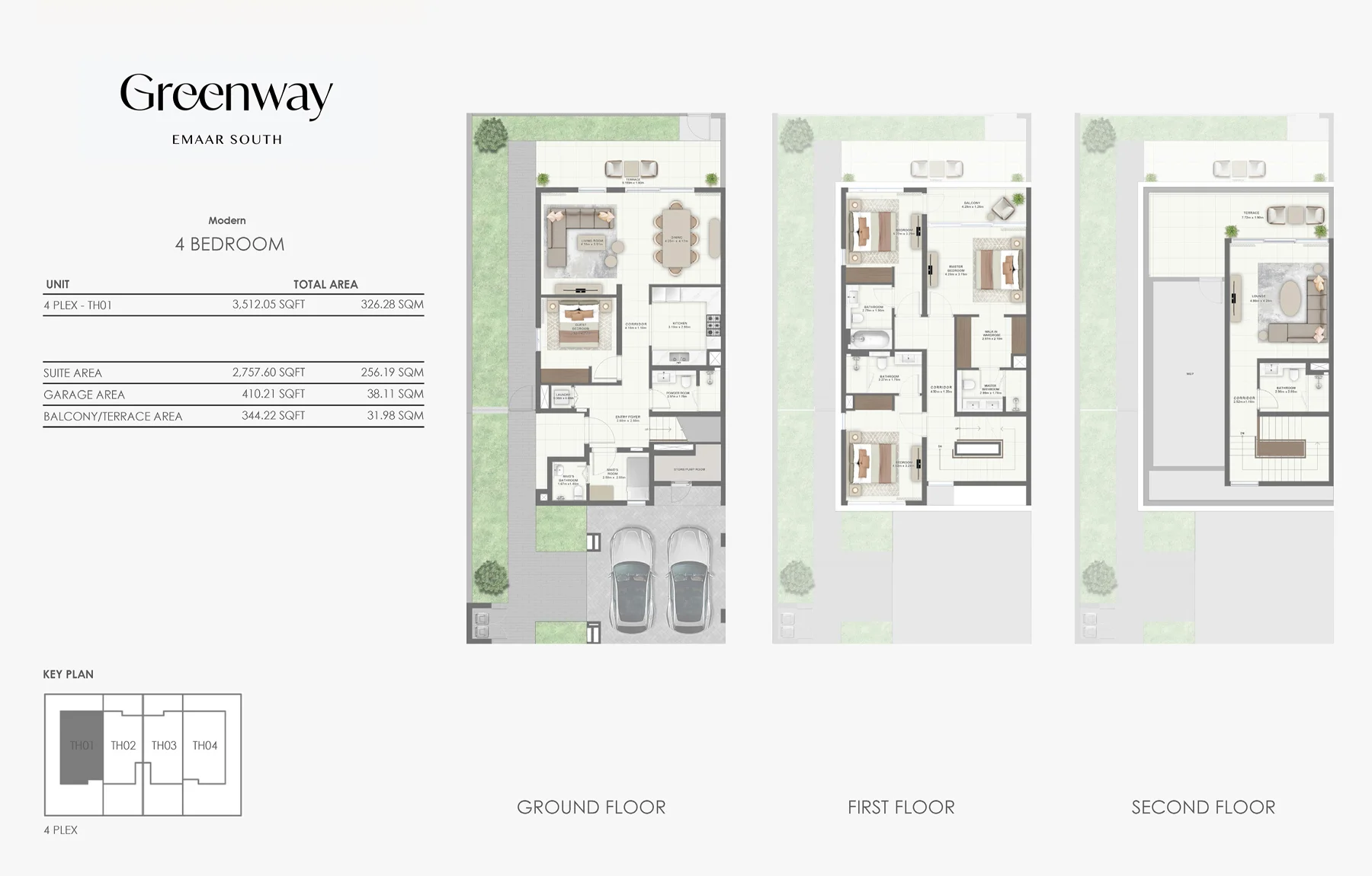 Emaar Greenway at Emaar South, Dubai 4 Bedrooms