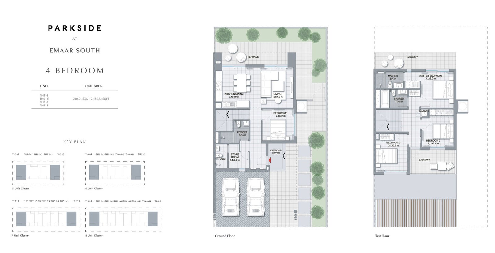 3 Bedrooms