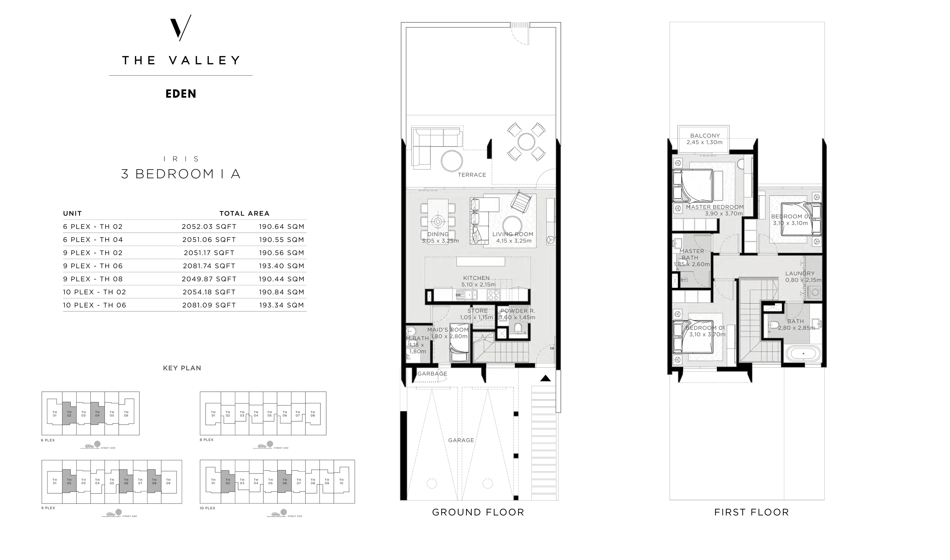Emaar The Valley by Emaar, Dubai 3 Bedrooms